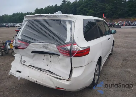 2020 Toyota Sienna L z USA, uszkodzony, nr VIN 5TDZZ3DC4LS069441